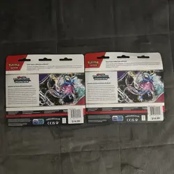 Pokemon SV5 Temporal Forces 3-Pack Booster Blister Packs Set of 2 SEALED! - Image 2