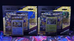 Lot Of 2 Pokemon Crown Zenith Cinderace/ Rillaboom Pin Collection 3 Pack Blister - Image 1