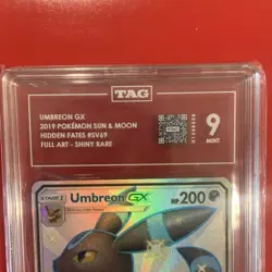 Umbreon GX SV69/SV94 Shiny Vault Full Art Holo TAG 9 Hidden Fates 2019 Pokemon - Image 3