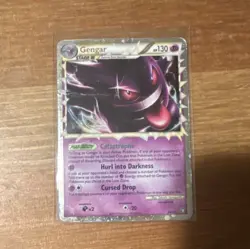 Gengar (Prime) Pokemon HGSS Triumphant 94/102 Heavily Played - Image 1