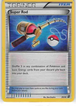 Super Rod 20/20 Holo Rare Dragon Vault Pokemon MP - Image 1