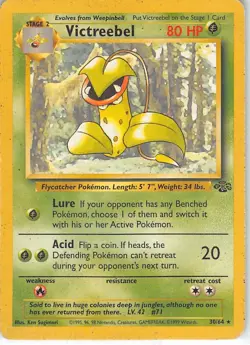 Victreebel 30/64 Rare Jungle Pokemon Unlimited LP Sugimori - Image 1