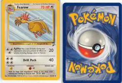 Fearow 41/130 Uncommon Base Set 2 Pokemon NM Arita - Image 3
