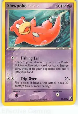 Slowpoke 72/115 Common Unseen Forces Pokemon MP Harada - Image 1