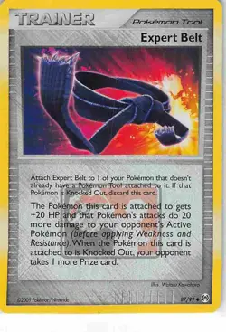 Pokemon TCG Expert Belt 87/99 Crossedhatch Prize Pack LP - Image 1