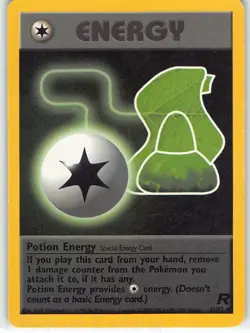 Potion Energy 82/82 Uncommon Team Rocket Pokemon HP Kinebuchi - Image 1