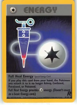 Potion Energy 82/82 Uncommon Team Rocket Pokemon Unlimited LP Kinebuchi - Image 1