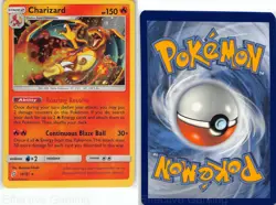 Charizard 14/181 Rare Team Up Pokemon NM - Costco Cosmos Holo - Image 3