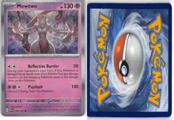 Mewtwo 150/165 Rare 151 Pokemon NM - Image 3