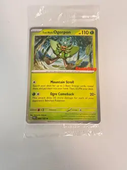 Teal Mask Ogerpon (Cosmos Holo) (Gamestop Exclusive) 024/167 Pokemon NM Sakuma - Image 1