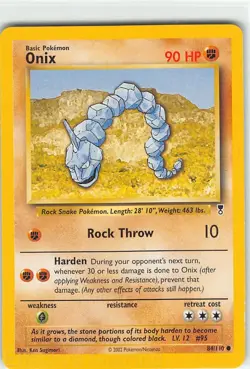 Onix 84/110 Common Legendary Collection Pokemon LP Sugimori - Image 1