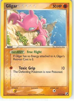 Gligar 57/115 Common Unseen Forces Pokemon LP Arita - Image 1