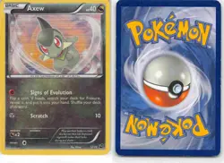 Axew 12/20 Holo Rare Dragon Vault Pokemon LP - Image 3