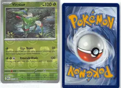 Virizion 010/086 Masterball Reverse Holo White Flare Pokemon Holo NM Chen - Image 3