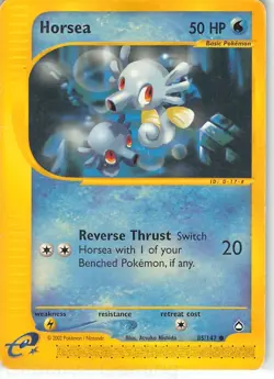 Horsea 85 Common Aquapolis Pokemon MP Nishida - Image 1
