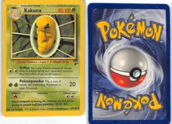 Kakuna 47/130 Uncommon Base Set 2 Pokemon LP Kinebuchi - Image 3