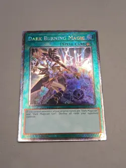 Yugioh! Dark Burning Magic - RA04-EN246 - Platinum Secret Rare - 1st Edition nm - Image 2