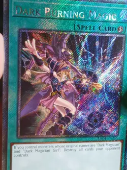 Yugioh! Dark Burning Magic - RA04-EN246 - Platinum Secret Rare - 1st Edition nm - Image 3