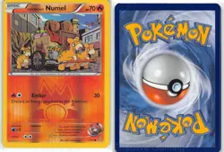 Team Magma's Numel 1/34 Common Double Crisis Pokemon Reverse Holo LP Komayama - Image 3