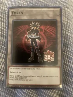 Yugioh Yusei Token Super Rare Tkn5! Near Mint Condition - Image 1