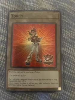 Yugioh Yuma Token Super Rare Tkn5! Near Mint Condition - Image 1