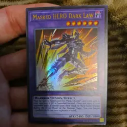Yugioh! Masked HERO Dark Law - MZMU-EN070 - Ultra Rare - 1st Edition Near Mint, - Image 2