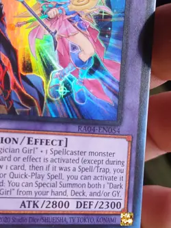 Yugioh! The Dark Magicians - RA04-EN054 - Super Rare - 1st Edition Near Mint, - Image 4