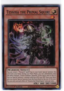 Tessera the Primal Squire Super Rare DUAD-EN018 Duelist's Advance NM YuGiOh - Image 1