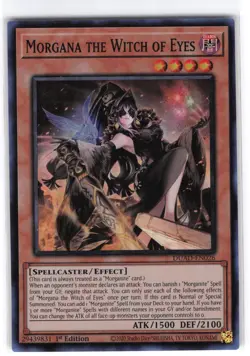 Morgana the Witch of Eyes Super Rare DUAD-EN026 Duelist's Advance NM YuGiOh - Image 1