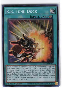 R.B. Funk Dock Super Rare DUAD-EN095 Duelist's Advance NM YuGiOh - Image 1