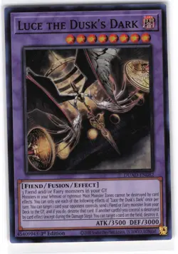 Luce the Dusk's Dark Super Rare DUAD-EN082 Duelist's Advance NM YuGiOh - Image 1