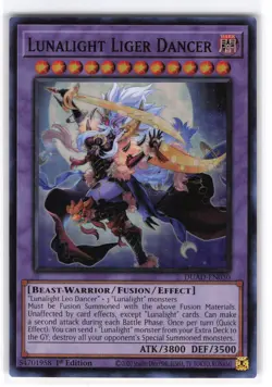 Lunalight Liger Dancer Super Rare DUAD-EN030 Duelist's Advance NM YuGiOh - Image 1