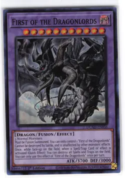 First of the Dragonlords Super Rare DUAD-EN036 Duelist's Advance NM YuGiOh - Image 1