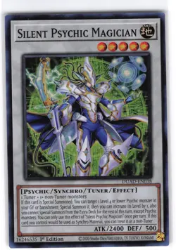 Silent Psychic Magician Super Rare DUAD-EN038 Duelist's Advance NM YuGiOh - Image 1