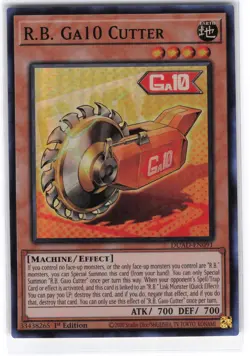 R.B. Ga10 Cutter Super Rare DUAD-EN091 Duelist's Advance NM YuGiOh - Image 1
