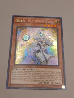 Yugioh Silent Magician Zero LEDE-EN003 Secret Rare 1st Ed NM - Image 2