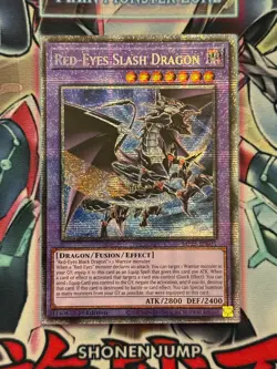 Yugioh! Red-Eyes Slash Dragon Starlight Rare Near Mint 1st Edition MP25-EN031 - Image 1