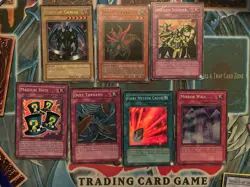 YUGIOH Damaged PSV Beast of Talwar, Mirror Wall, Backup Soldier, Dust Tornado - Image 1