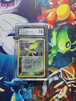 Pokemon Dark Celebi Reverse Holo Rare Card #4/101 Hidden Legends Cgc 10 - Image 1