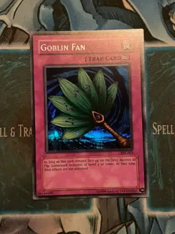 Yugioh! Goblin Fan TFK-003 Secret Rare NM - Image 1