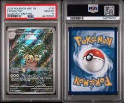 Pokemon TCG Exeggutor 135/132 Mega Evolution Illustration Rare PSA 10 - Image 3