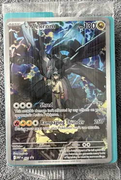 N’s Zekrom Ascended Heroes Promo 031 SEALED Pokemon Card TCG 2 Card Sealed - Image 1