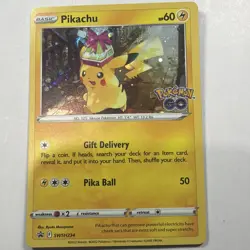 Pokemon TCG Sword & Shield Black Star Promo SWSH234 Pikachu Gift Delivery NM - Image 1