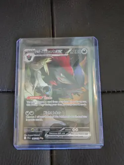 Pokemon N’s Zoroark ex Illustration Rare 185/159 JTG Journey Together LP/NM - Image 1