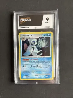 Pokemon TCG Froslass Arceus 2/99 HOLO RARE - ACE GRADING MINT 9 - Image 1