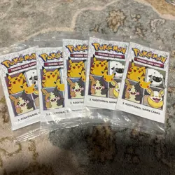 Pokemon TCG General Mills Cereal Booster Pack 25th Anniversary Edition(Lot Of 5) - Image 1