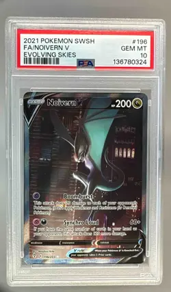 2021 Pokemon Sword & Shield Evolving Skies 196 Noivern V PSA 10 136780324 - Image 1