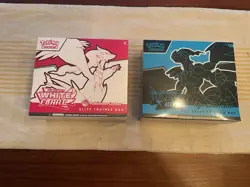 Pokemon Black Bolt and White Flare Pokemon Center ETB Set New / Sealed - Image 1