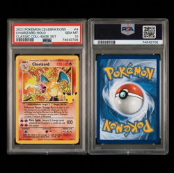 Pokemon TCG Charizard 4/102 Celebrations Classic Collection Holo PSA 10 2021 - Image 1