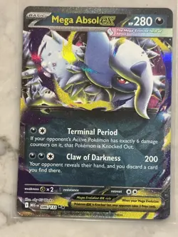 Pokemon TCG Mega Absol EX 086/132 Mega Evolution Holo Rare NM MINT - Image 3